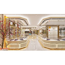 Thiết kế nội thất tiệm vàng bạc Hùng Cường – Thái Nguyên